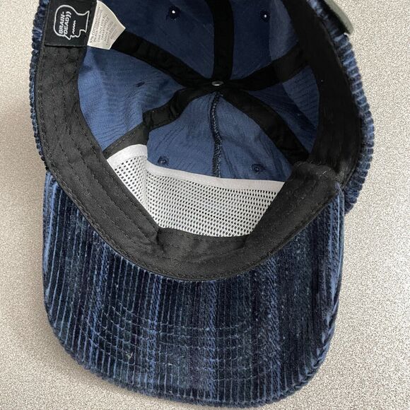 Braid Dead 5 Panel Hat Cap Mens Blue Strapback Corduroy Adjustable Braindead - Picture 4 of 8